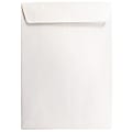 JAM Paper® Open-End 7 1/2" x 10 1/2" Catalog Envelopes, Gummed Seal, White, Pack Of 25