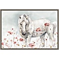 Amanti Art Wild Horses II by Lisa Audit Framed Canvas Wall Art Print, 16”H x 23”W, Greywash 1 thumbnail image