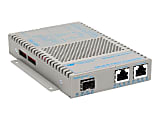 Omnitron OmniConverter GPoE/S - Fiber media converter - GigE - 10Base-T, 100Base-TX, 1000Base-T, 1000Base-X, 100Base-X - RJ-45 / SFP (mini-GBIC)