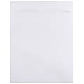 JAM Paper® Open-End 12" x 15 1/2" Catalog Envelopes, Gummed Seal, White, Pack Of 25