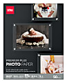 Office Depot® Brand Premium Plus Photo Paper, Semi-Gloss, Letter Size, White, Pack Of 50 Sheets 1 thumbnail image