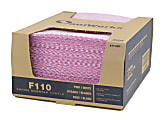 Hospeco SaniWorks® Choice Counter Towels, 12" x 21", Pink/White, Pack Of 200 Towels 1 thumbnail image