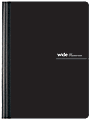 Office Depot® Brand Poly Composition Book, 7 1/2" x 9 3/4", Wide Ruled, 80 Sheets, Black