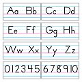 TREND Bulletin Board Set, Alphabet Manuscript, 8" x 18", White, Grades PreK  - 1