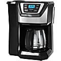 Black+Decker 12-Cup Mill & Brew Coffeemaker - Programmable - 12 Cup(s) - Multi-serve - Grinder - Coffee Strength Setting - Black - Glass Body 1 thumbnail image