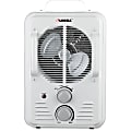 Lorell® Portable Ceramic Heater Fan, White 1 thumbnail image