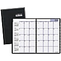 DayMinder® Premiere® 30% Recycled Monthly Planner, 7 7/8" x 11 7/8", Black, December 2016-January 2018