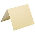 JAM Paper® Blank Fold-Over Cards, 4 3/8" x 5 7/16", Ivory, Pack Of 100