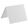 JAM Paper® Blank Fold-Over Cards, Panel Border, 4 3/8" x 5 7/16", White, Pack Of 100