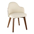 LumiSource Ahoy Chair, Walnut/Cream