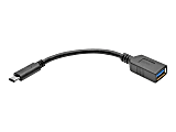 Tripp Lite 6 Inch USB 3.1 Gen 1 5 Gbps Cable USB Type-C USB-C to USB Type A M/F, U42806NF 1 thumbnail image