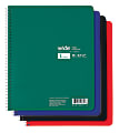 Office Depot® Brand Wirebound Notebook, 7" x 8 1/2", Wide Ruled, 40 Sheets