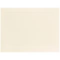 JAM Paper® Blank Note Cards, Panel Border, 5 1/8" x 7", Ivory, Pack Of 100 1 thumbnail image