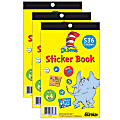 Eureka Sticker Books, Dr. Seuss, 536 Stickers Per Book, Pack Of 3 Books 1 thumbnail image
