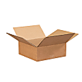 Partners Brand Corrugated Boxes 8" x 8" x 3", Bundle of 25