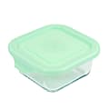 Martha Stewart Glass Container With Lid, 2”H x 4-1/2”W x 5-1/4”D, Mint 1 thumbnail image