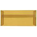 JAM Paper® #10 Business Booklet Envelopes, Translucent, Gummed Closure, Earth Brown, Pack Of 25 1 thumbnail image
