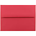 JAM Paper® Booklet Invitation Envelopes, A6, Gummed Seal, 30% Recycled, Red, Pack Of 25 1 thumbnail image