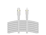 Belkin BoostCharge Pro Flex Braided USB-C To Lightning Cable, 3M/10ft, White 1 thumbnail image