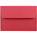 JAM Paper® Booklet Invitation Envelopes, A8, Gummed Seal, 30% Recycled, Red, Pack Of 25 1 thumbnail image