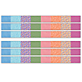 Carson Dellosa Education Straight Borders, 3" x 36", Crafty and Cool Patchwork, 36 Feet Per Pack, Set Of 6 Packs 1 thumbnail image