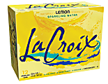 LaCroix® Core Sparkling Water with Natural Lemon Flavor, 12 Oz, Case of 12 Cans