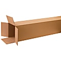 Partners Brand Tall Corrugated Boxes 10" x 10" x 60", Bundle of 15