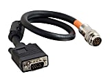 C2G RapidRun VGA (HD15) Flying Lead - Video cable - VGA - HD-15 (VGA) male to MUVI connector male - 3 ft - black