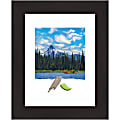 Amanti Art Rectangular Narrow Picture Frame, 15” x 18" With Mat, Furniture Espresso 1 thumbnail image