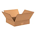 Partners Brand Flat Corrugated Boxes 11" x 11" x 3", Bundle of 25 1 thumbnail image