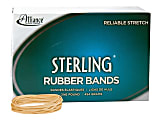 Alliance Rubber 24325 Sterling Rubber Bands, Size #32, 3" x 1/8", Natural Crepe, Approximately 950 Bands 1 thumbnail image