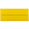 JAM PAPER #10 Business Colored Envelopes, 4 1/8" x 9 1/2", Yellow, Pack Of 25 1 thumbnail image