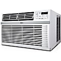 LG 24500 BTU Window Air Conditioner - Cooler - 7180.24 W Cooling Capacity - 1560 Sq. ft. Coverage - Dehumidifier - Washable - Remote Control - Energy Star - White