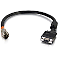 C2G 1.5ft RapidRun VGA (HD15) Female Flying Lead - 1.50 ft Proprietary/VGA A/V Cable for Audio/Video Device - HD-15 VGA - Proprietary Connector Audio/Video
