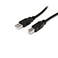 StarTech.com 9 m / 30 ft Active USB A to B Cable - M/M - Black USB 2.0 A to B Cord - Printer Cable - Extension USB Cable (USB2HAB30AC) 1 thumbnail image
