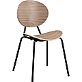 Lorell® Bentwood Cafe Chairs, Walnut, Set Of 2 Chairs