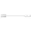 j5create USB 3.1 Type-C To Type-A Adapter, 4", White, JUCX05