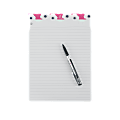 See Jane Work® Writing Pad, 8 1/2" x 11 3/5", 50 Sheets, Pink Floral