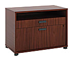 basyx by HON® Manage 16"D Lateral 2-Drawer File Cabinet, Chestnut 1 thumbnail image