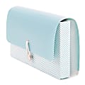 See Jane Work® Expanding Coupon File, Blue Herringbone