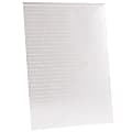 Realspace™ Poly Project Envelope, Letter Size, Clear/White Dots