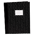 See Jane Work® Presentation Folders, Bifold, Black Dots