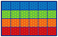 Flagship Carpets Cushy Tushy Stars Seating Rows Carpet, Rectangle, 7' 6" x 12', Multicolor 1 thumbnail image