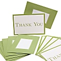 See Jane Work® Thank You Cards With Envelopes, 4" x 6", Green, Pack Of 6