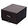 See Jane Work® Decorative Storage, Multipurpose Card Box, 4"H x 7"W x 6"D, Black
