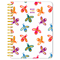 2023-2024 Plato Weekly/Monthly 18-Month Desk Planner, 6" x 7-3/4", Busy Bees, July to December