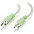 C2G 6ft 3.5mm M/M Stereo Audio Cable (PC-99 Color-Coded), 27411 1 thumbnail image