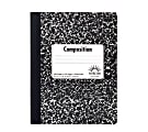 Composition Book, 7-1/2" x 9-3/4", Wide-Rule, 100 Sheets 1 thumbnail image