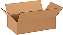 Partners Brand Corrugated Boxes 14" x 8" x 4", Bundle of 25