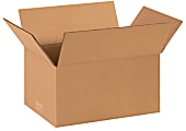 Partners Brand Corrugated Boxes 14" x 10" x 7", Kraft, Bundle of 25